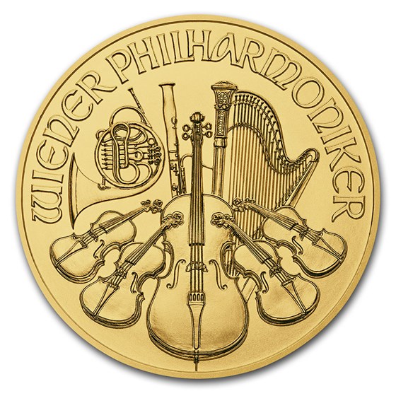 2018 Austria 1/4 oz Gold Philharmonic BU 2018 Austria 1/4 oz Gold Philharmonic BU